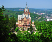 Schloss Drachenburg in Germany wallpaper 176x144