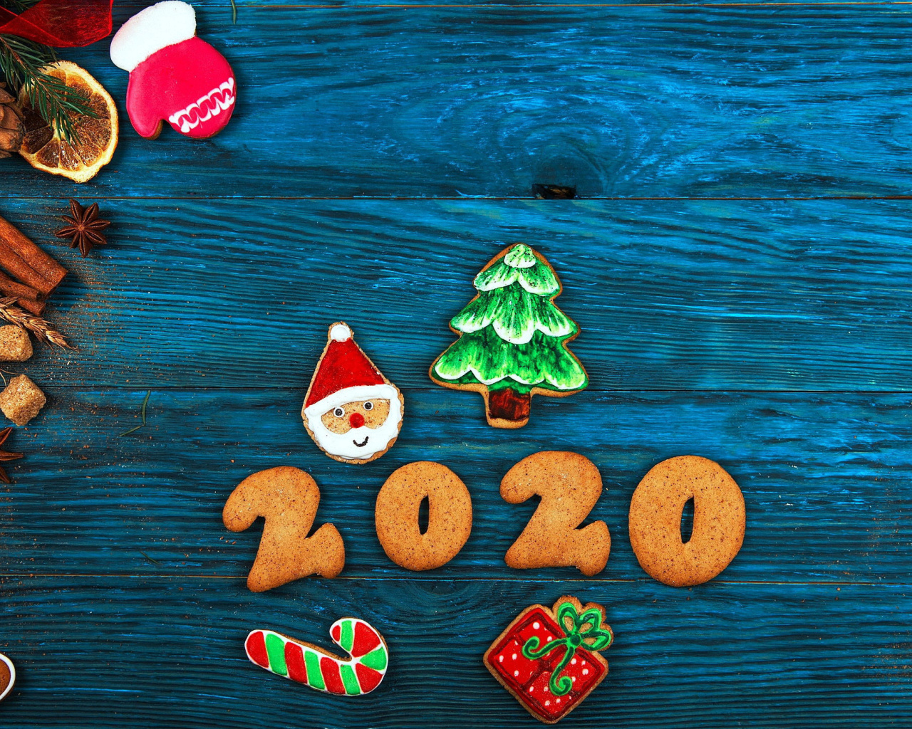 2020 New Year wallpaper 1280x1024