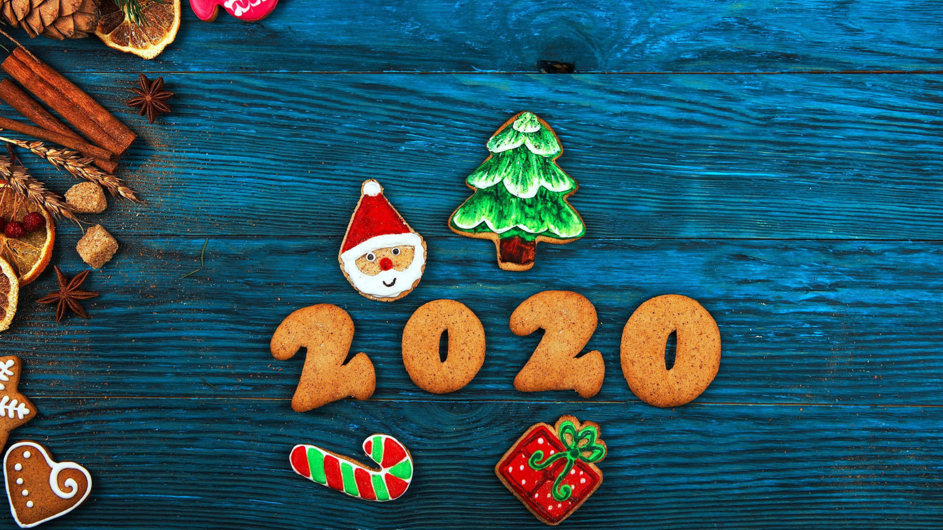 Screenshot №1 pro téma 2020 New Year 1920x1080