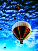 Das Balloons In Sky Wallpaper 132x176