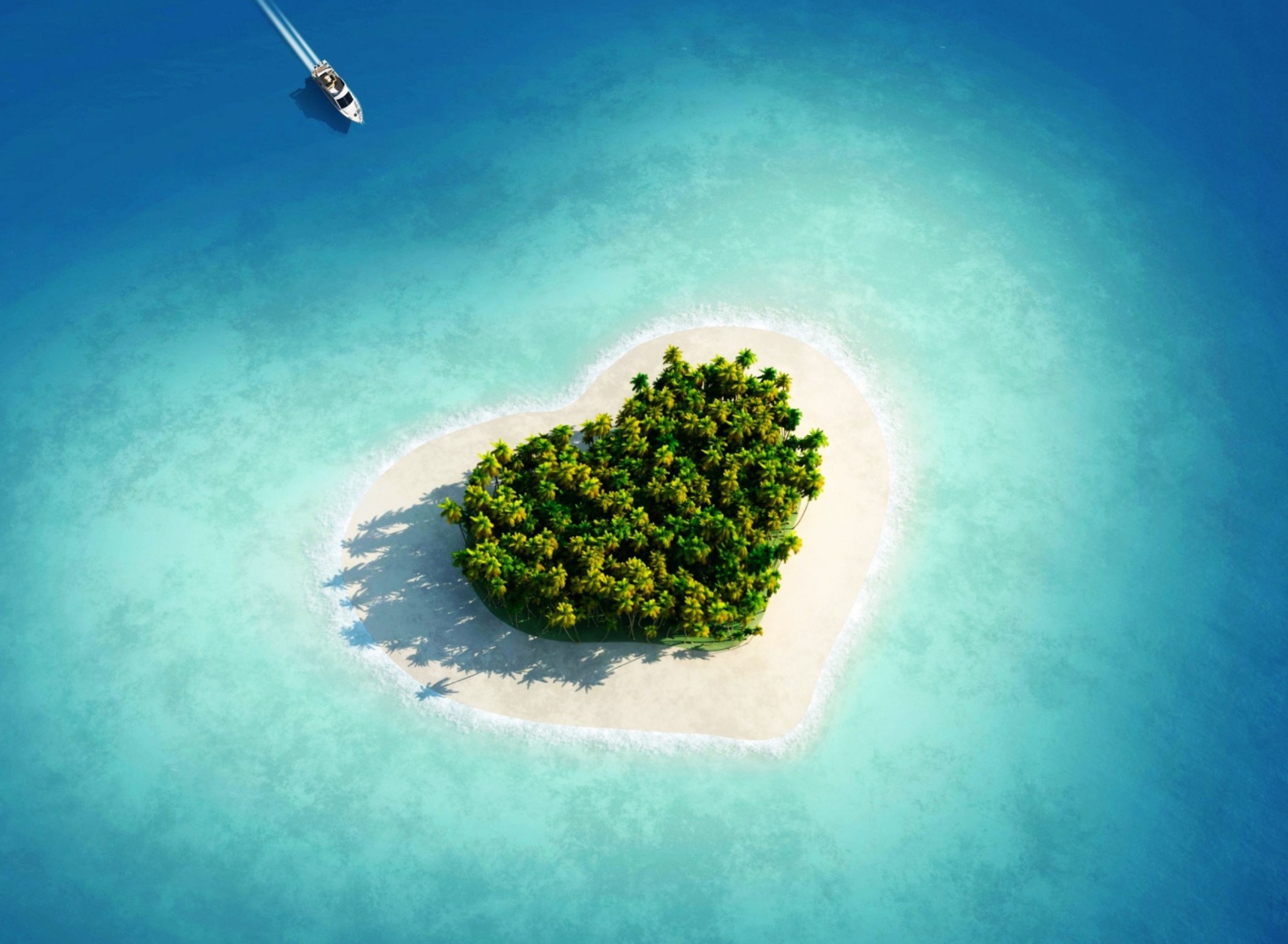 Heart Shaped Tropical Island screenshot #1 1920x1408
