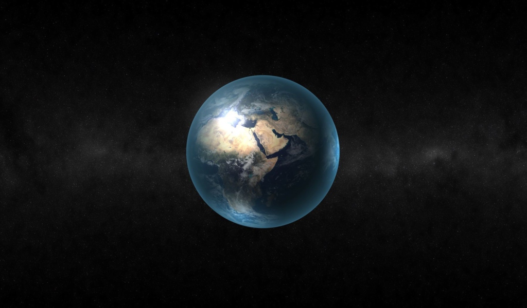 Das Planet Earth Wallpaper 1024x600