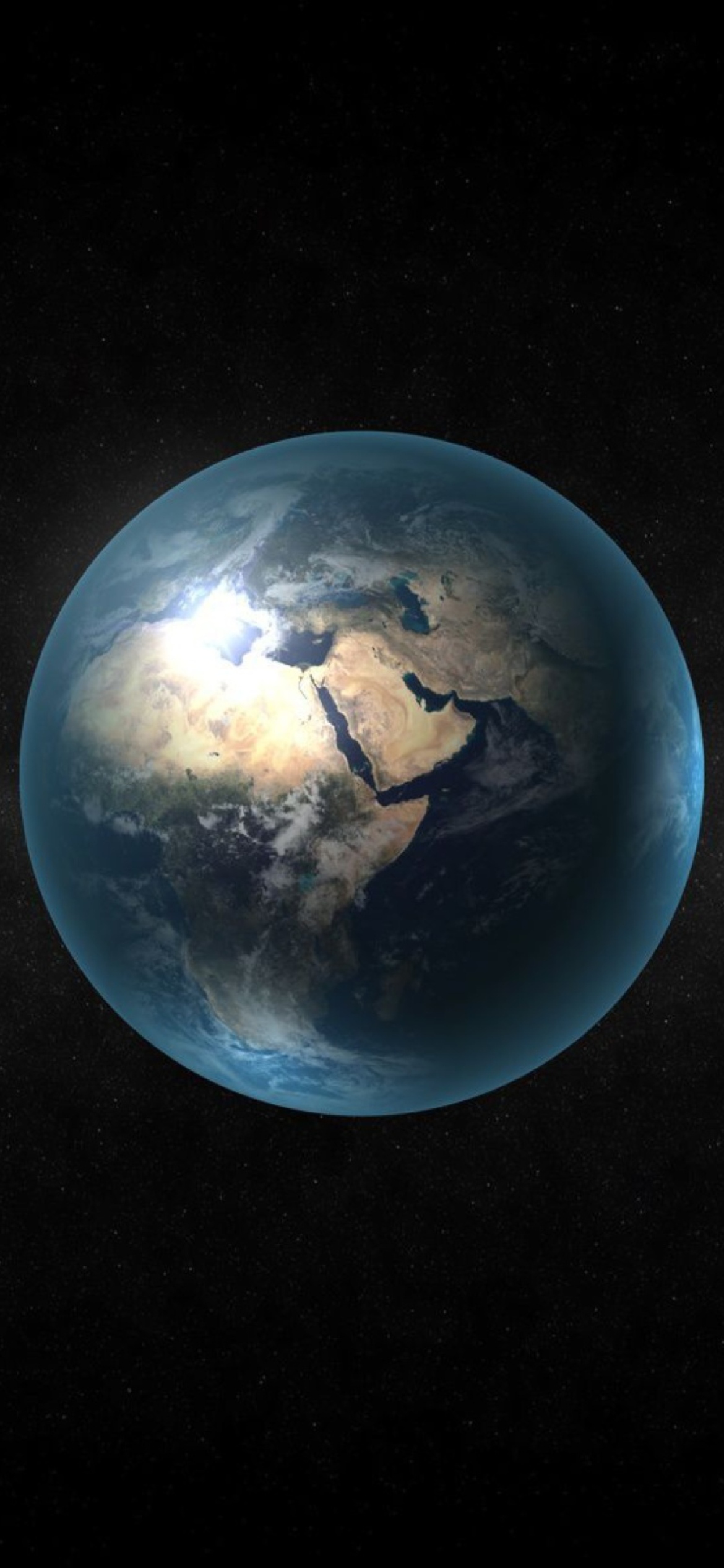 Das Planet Earth Wallpaper 1170x2532