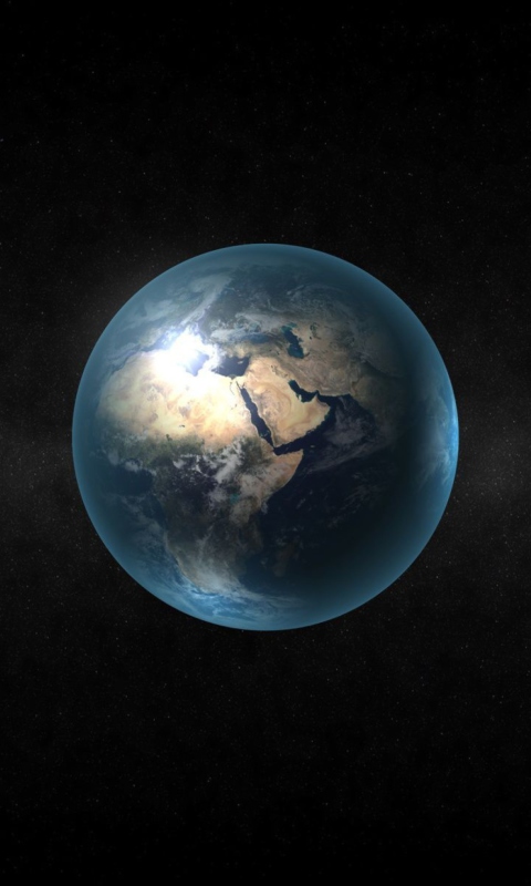 Das Planet Earth Wallpaper 480x800