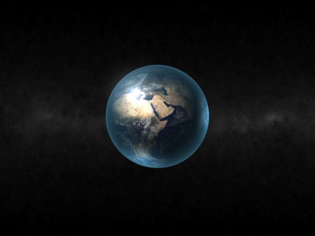 Das Planet Earth Wallpaper 640x480