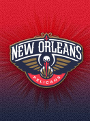 Обои New Orleans Pelicans New Logo 132x176