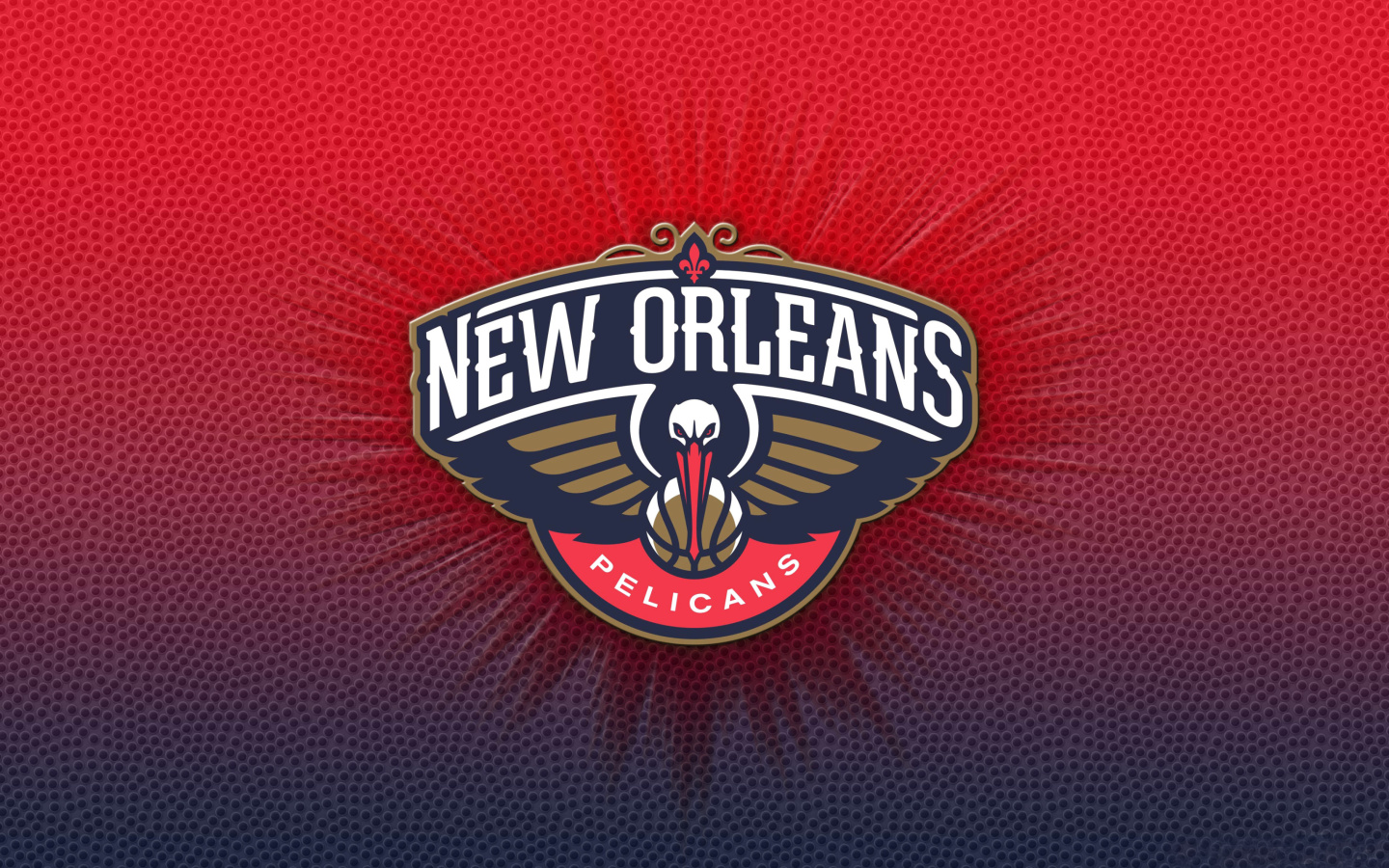 Fondo de pantalla New Orleans Pelicans New Logo 1440x900