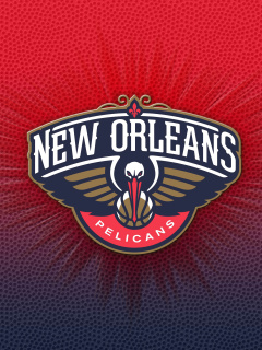 Das New Orleans Pelicans New Logo Wallpaper 240x320