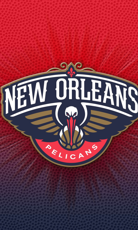 Das New Orleans Pelicans New Logo Wallpaper 480x800