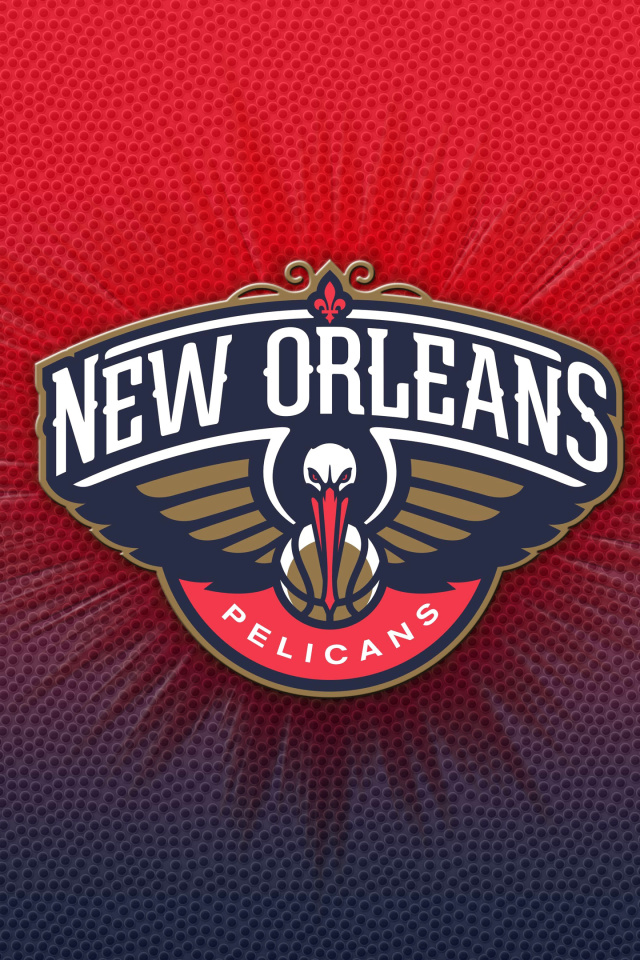 New Orleans Pelicans New Logo wallpaper 640x960