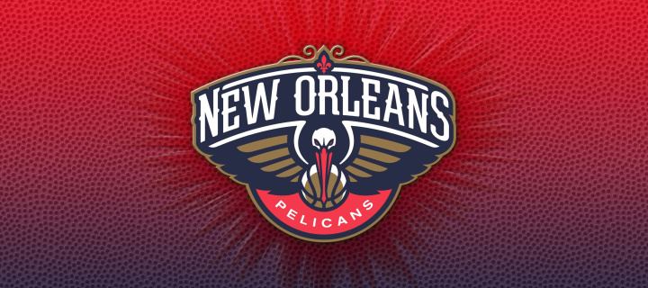 Обои New Orleans Pelicans New Logo 720x320