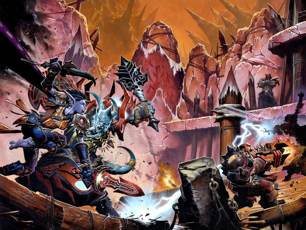 Das World of Warcraft Wallpaper 1024x768