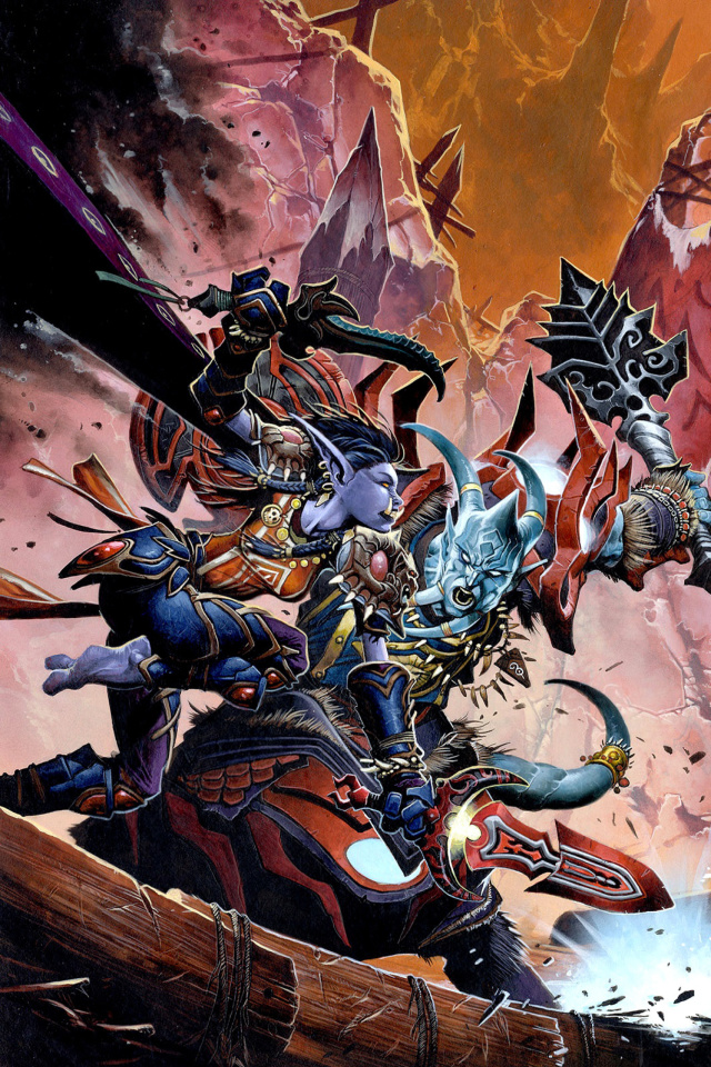 Das World of Warcraft Wallpaper 640x960