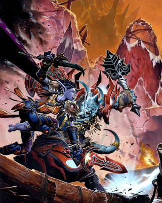 Kostenloses World of Warcraft Wallpaper für iPhone 4