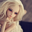 Sfondi Gorgeous Blonde Doll 128x128