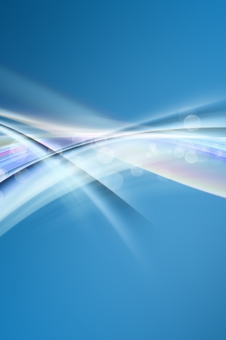 Blue Abstract Full HD screenshot #1 320x480