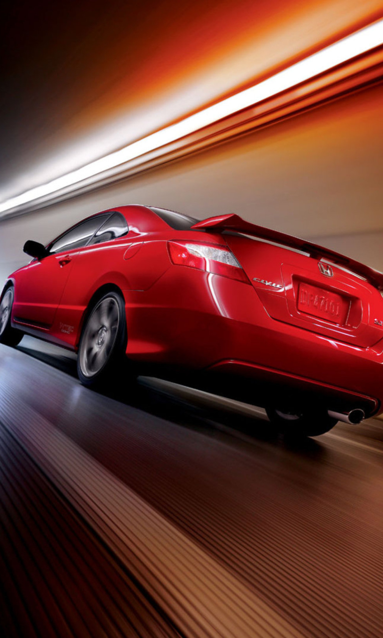 Das Honda Civic Si Coupe Wallpaper 768x1280