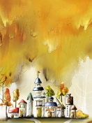 Fondo de pantalla Autumn Illustration 132x176