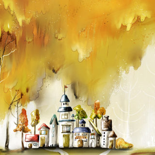Autumn Illustration sfondi gratuiti per iPad mini