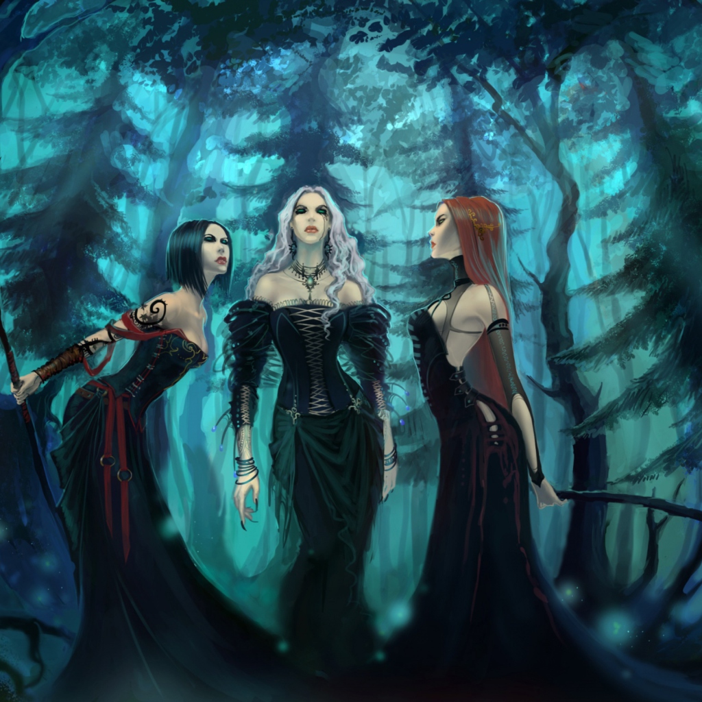 Fondo de pantalla Three Witches 1024x1024