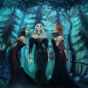 Fondo de pantalla Three Witches 128x128