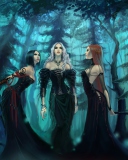 Fondo de pantalla Three Witches 128x160