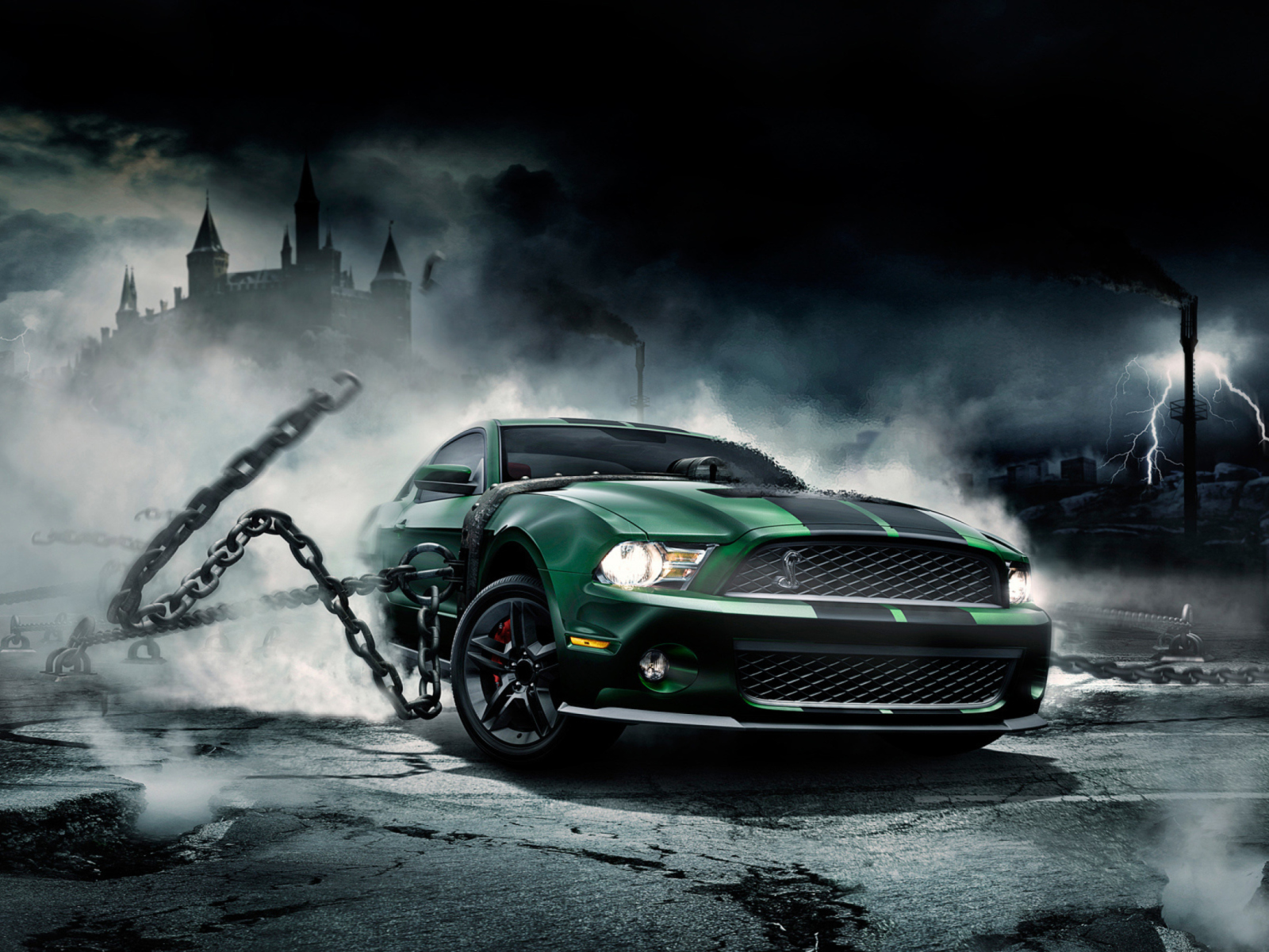 Fondo de pantalla Mustang Monster 1600x1200