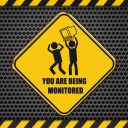 You Are Being Monitored wallpaper 128x128