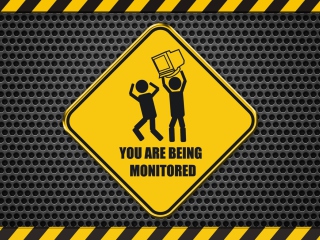 You Are Being Monitored wallpaper 320x240