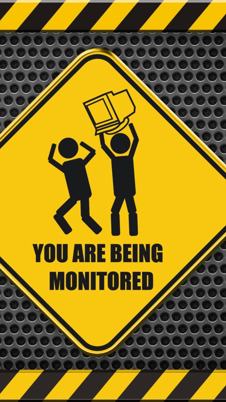 Sfondi You Are Being Monitored 750x1334
