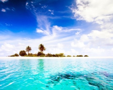 Fondo de pantalla Maldives Island 220x176