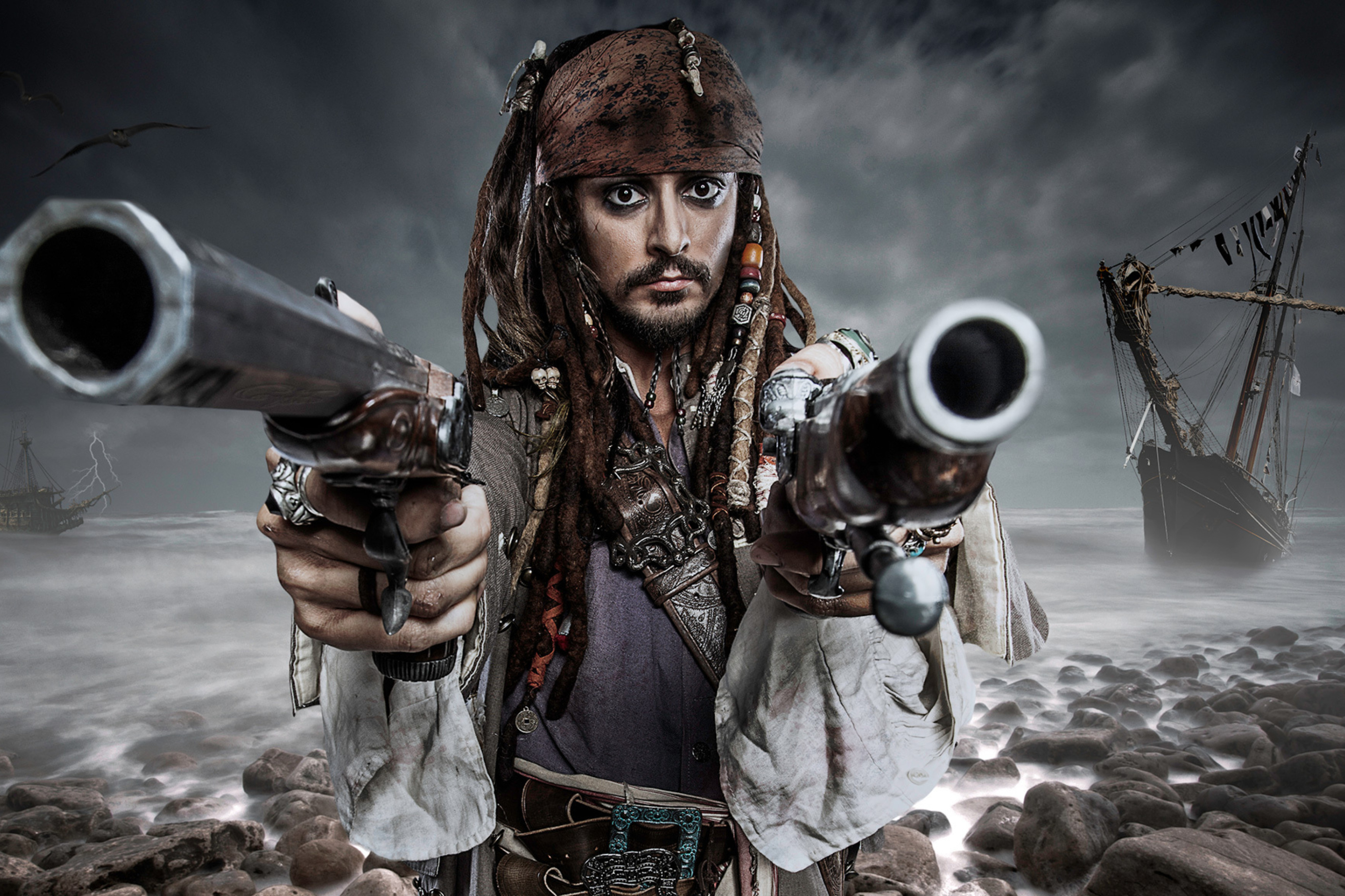 Fondo de pantalla Jack Sparrow 2880x1920