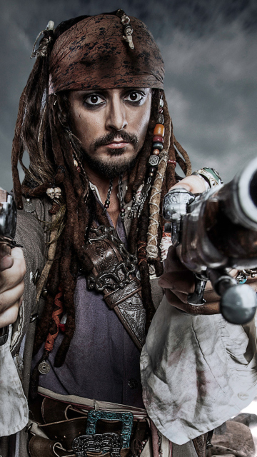 Fondo de pantalla Jack Sparrow 360x640