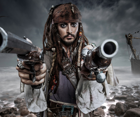 Das Jack Sparrow Wallpaper 480x400