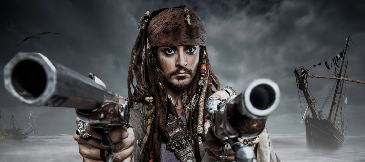 Screenshot №1 pro téma Jack Sparrow 720x320
