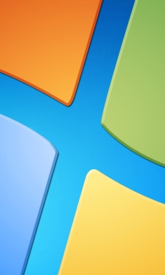 Das Windows Logo Wallpaper 240x400