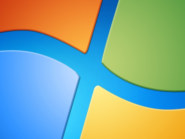 Fondo de pantalla Windows Logo 640x480