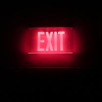 Neon Exit wallpaper 208x208