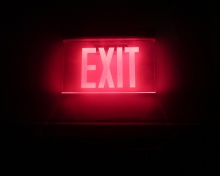 Neon Exit wallpaper 220x176