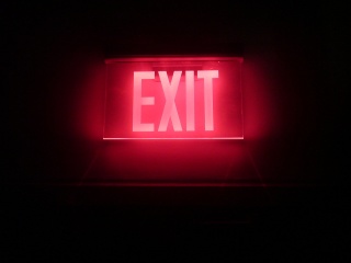 Neon Exit wallpaper 320x240