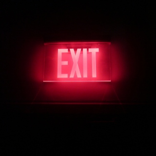 Neon Exit - Obrázkek zdarma pro iPad
