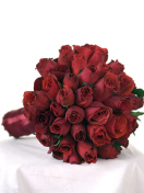 Обои Red Rose Wedding Bouquet 132x176