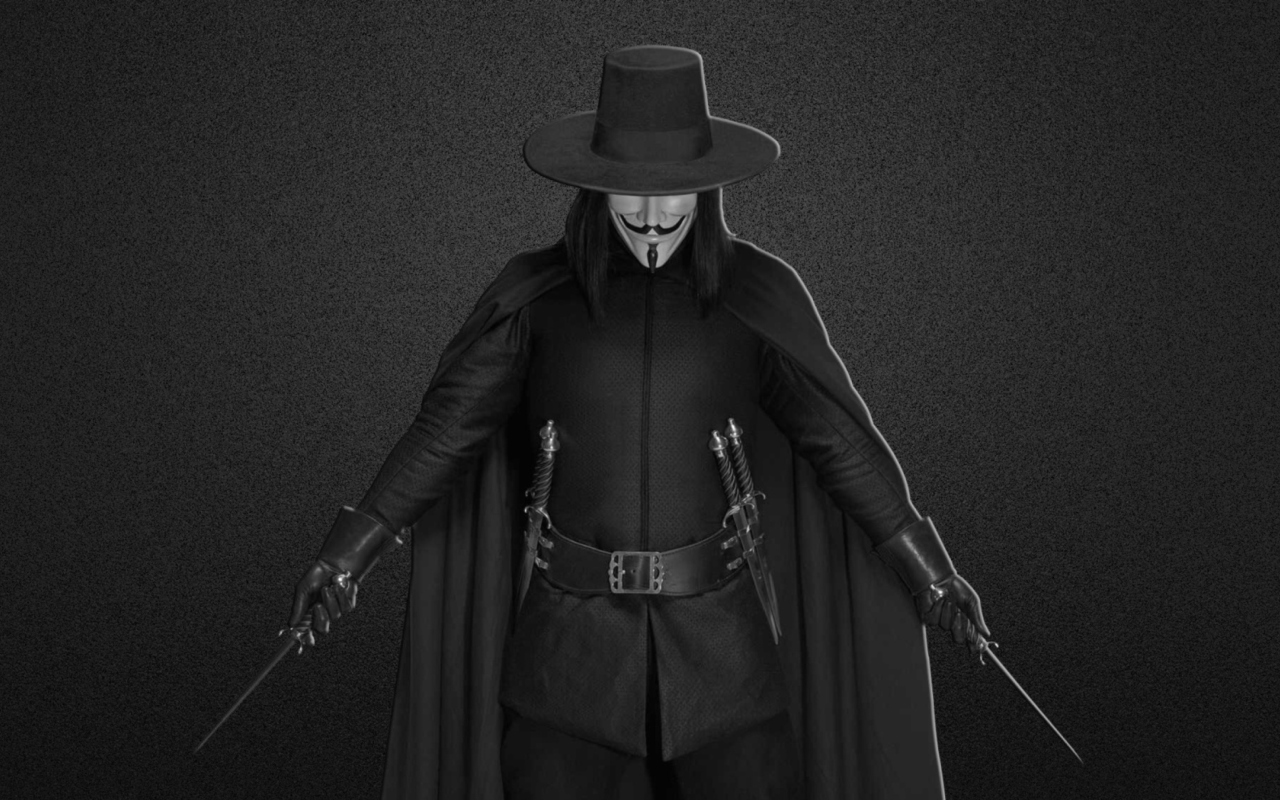 Das V For Vendetta Wallpaper 1280x800