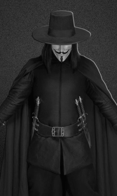 Fondo de pantalla V For Vendetta 240x400