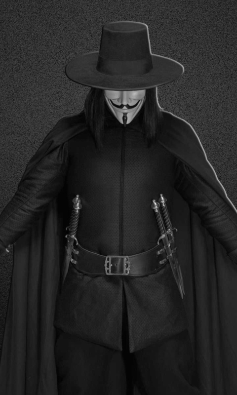 Fondo de pantalla V For Vendetta 480x800