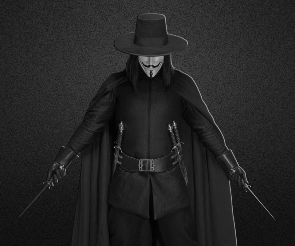 V For Vendetta wallpaper 960x800