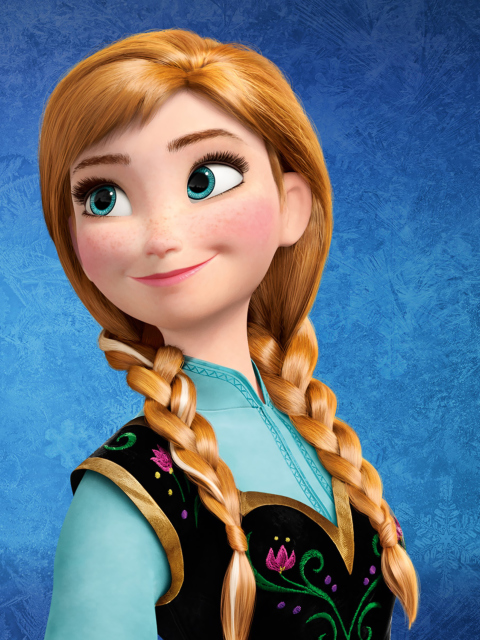 Anna Frozen wallpaper 480x640