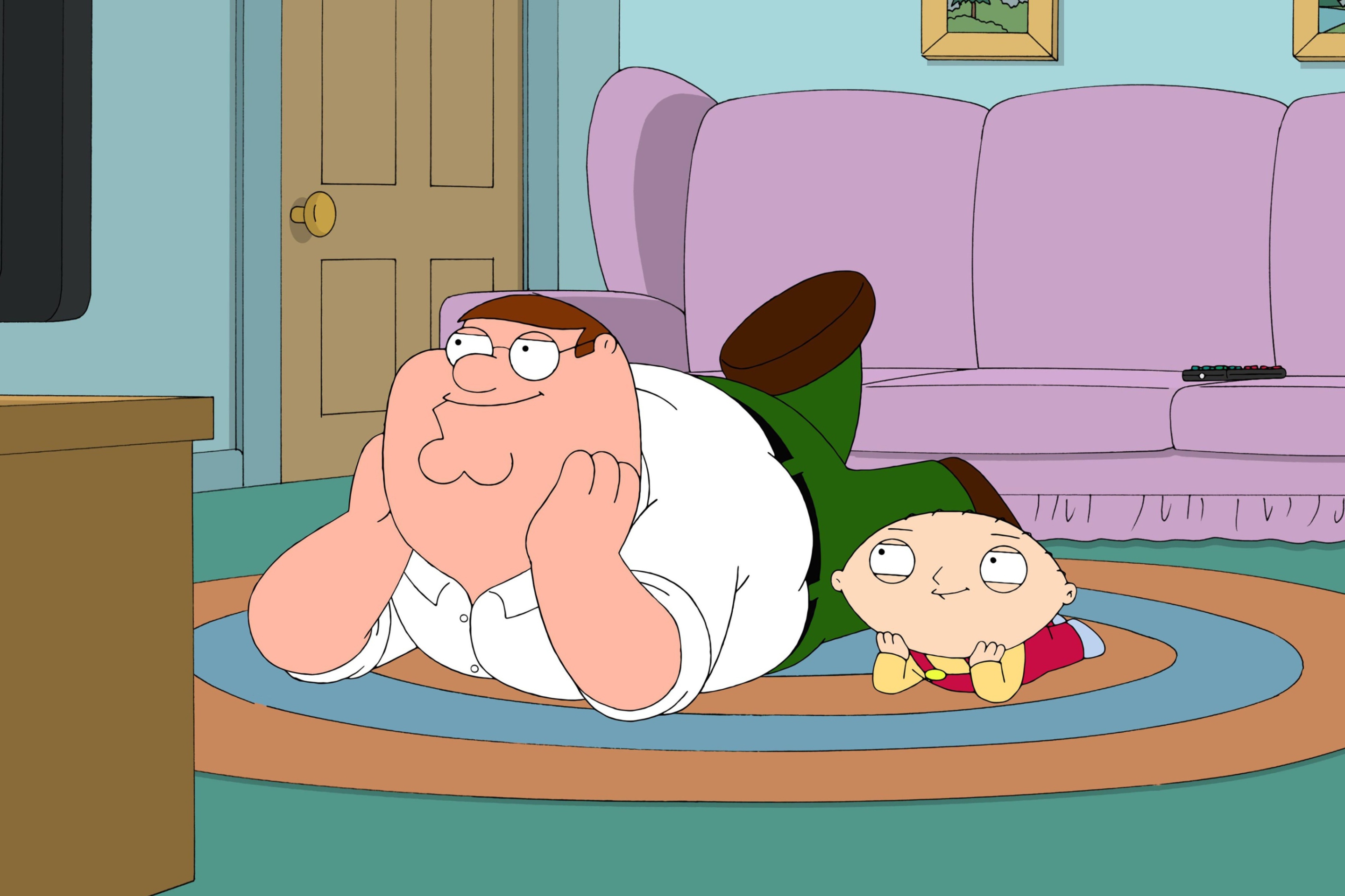 Screenshot №1 pro téma Family Guy - Stewie Griffin With Peter 2880x1920