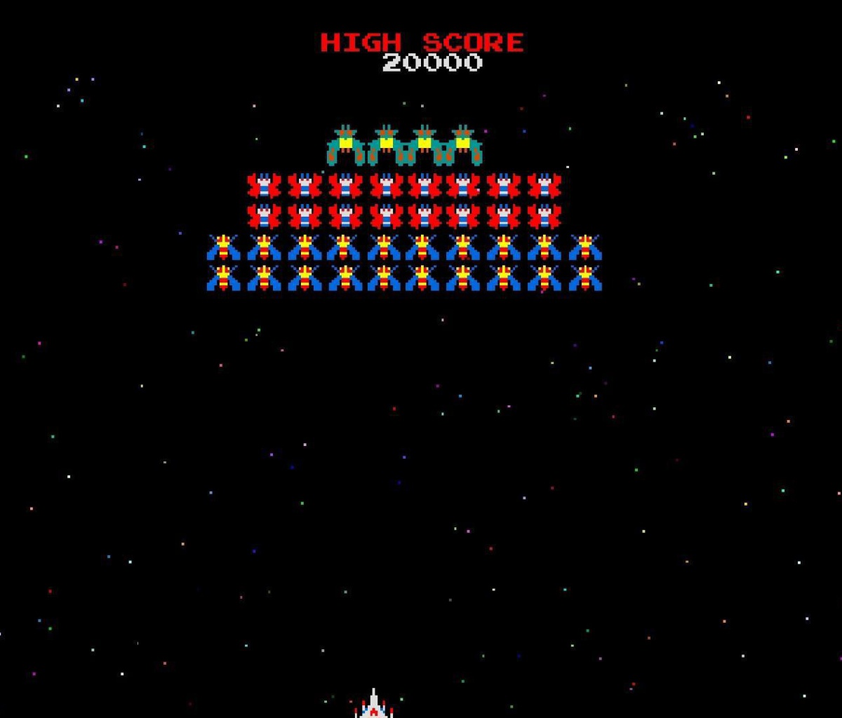 Galaxian Galaga Nintendo Arcade Game screenshot #1 1200x1024