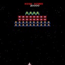 Das Galaxian Galaga Nintendo Arcade Game Wallpaper 128x128